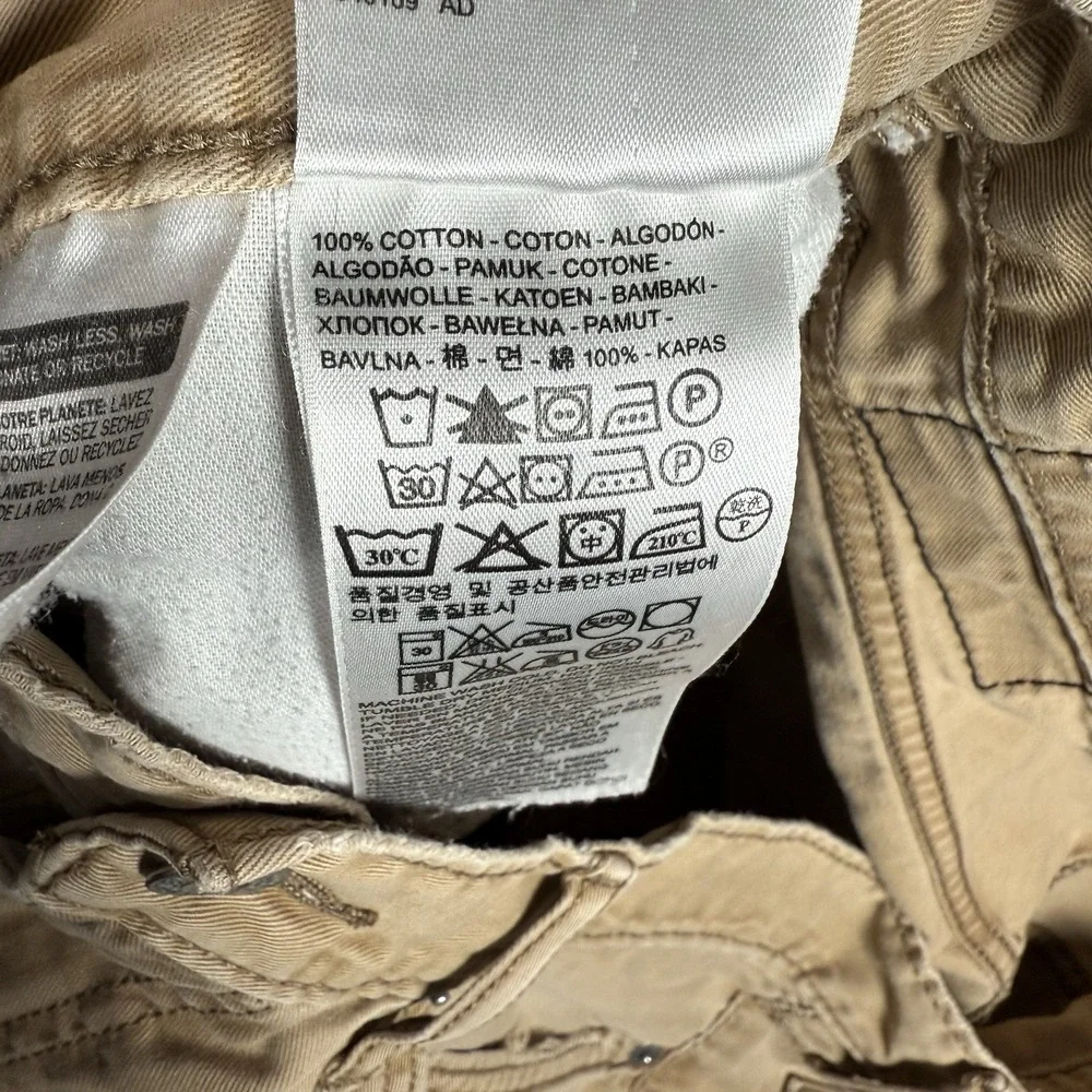 Levi's 514 Jeans Men's 36x34 Brown‎ Slim Straight Leg Distressed